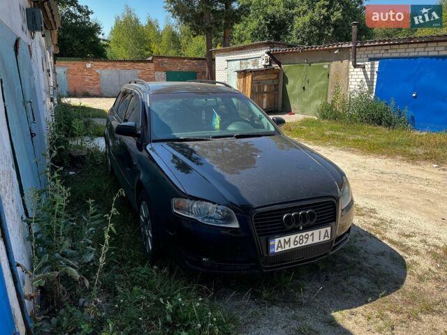 Черный Ауди А4, объемом двигателя 1.98 л и пробегом 279 тыс. км за 4000 $, фото 1 на Automoto.ua