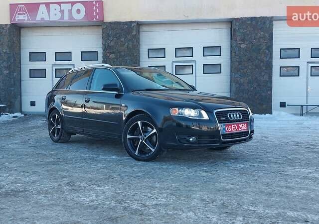 Чорний Ауді А4, об'ємом двигуна 2 л та пробігом 222 тис. км за 7850 $, фото 1 на Automoto.ua