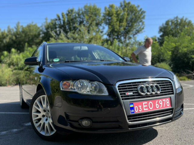Чорний Ауді А4, об'ємом двигуна 2 л та пробігом 195 тис. км за 7200 $, фото 1 на Automoto.ua