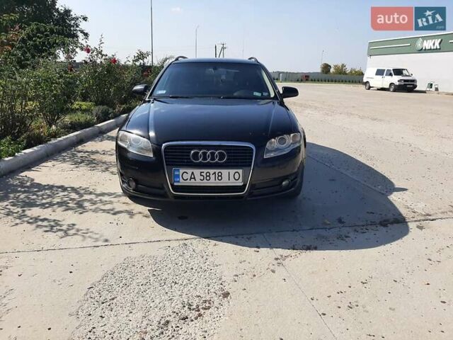 Черный Ауди А4, объемом двигателя 2 л и пробегом 380 тыс. км за 8500 $, фото 1 на Automoto.ua