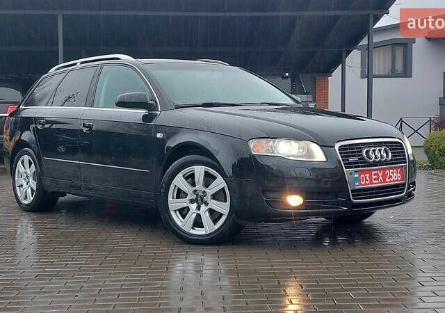 Чорний Ауді А4, об'ємом двигуна 2 л та пробігом 222 тис. км за 8350 $, фото 1 на Automoto.ua