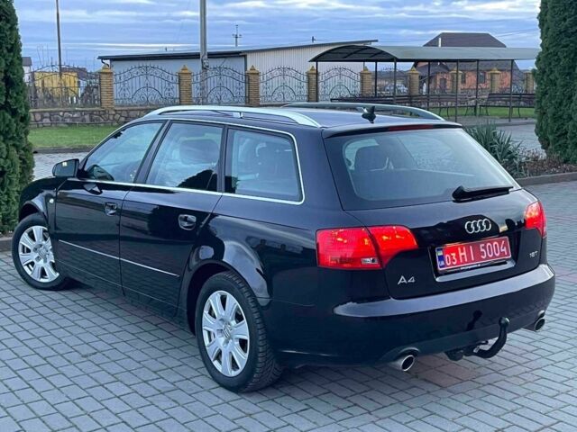 Чорний Ауді А4, об'ємом двигуна 1.8 л та пробігом 245 тис. км за 7500 $, фото 1 на Automoto.ua