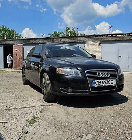 Черный Ауди А4, объемом двигателя 2 л и пробегом 340 тыс. км за 6800 $, фото 1 на Automoto.ua
