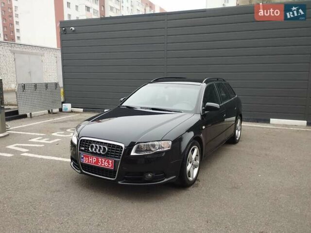 Чорний Ауді А4, об'ємом двигуна 2 л та пробігом 229 тис. км за 8950 $, фото 1 на Automoto.ua