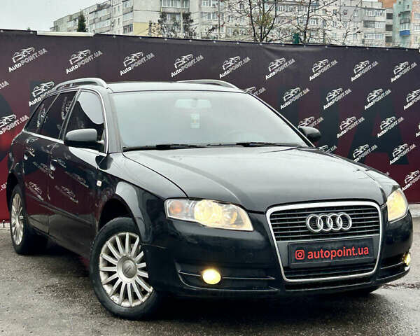 Черный Ауди А4, объемом двигателя 1.97 л и пробегом 345 тыс. км за 6300 $, фото 1 на Automoto.ua