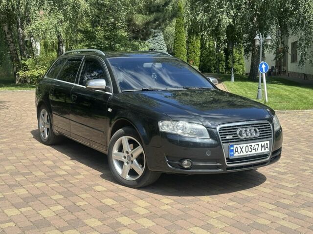 Черный Ауди А4, объемом двигателя 2 л и пробегом 218 тыс. км за 6710 $, фото 1 на Automoto.ua