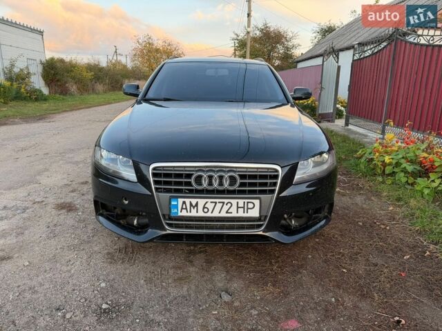 Черный Ауди А4, объемом двигателя 1.8 л и пробегом 265 тыс. км за 9500 $, фото 1 на Automoto.ua