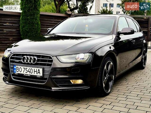 Ауди А4 2013 в Тернополе на Automoto.ua Черный Ауди А4, объемом двигателя 2 л и пробегом 242 тыс. км за 13900 $, фото 1 на Automoto.ua