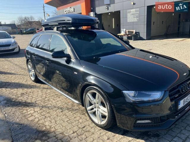 Черный Ауди А4, объемом двигателя 2 л и пробегом 320 тыс. км за 13500 $, фото 1 на Automoto.ua