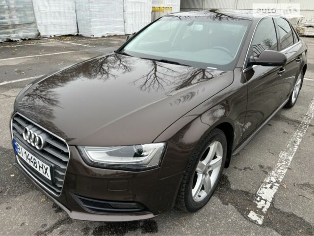 Коричневий Ауді А4, об'ємом двигуна 2 л та пробігом 173 тис. км за 13600 $, фото 1 на Automoto.ua