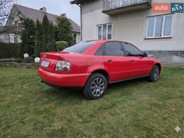 Красный Ауди А4, объемом двигателя 1.78 л и пробегом 585 тыс. км за 3700 $, фото 1 на Automoto.ua