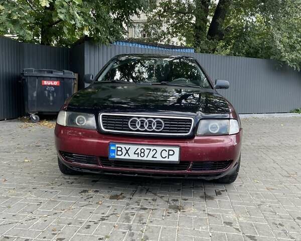 Красный Ауди А4, объемом двигателя 1.8 л и пробегом 351 тыс. км за 2600 $, фото 1 на Automoto.ua