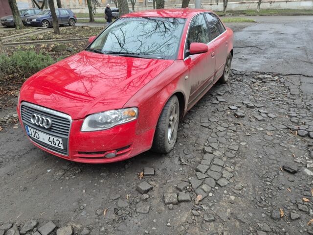 Красный Ауди А4, объемом двигателя 2 л и пробегом 328 тыс. км за 3000 $, фото 1 на Automoto.ua