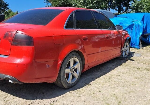 Красный Ауди А4, объемом двигателя 3 л и пробегом 198 тыс. км за 1650 $, фото 1 на Automoto.ua