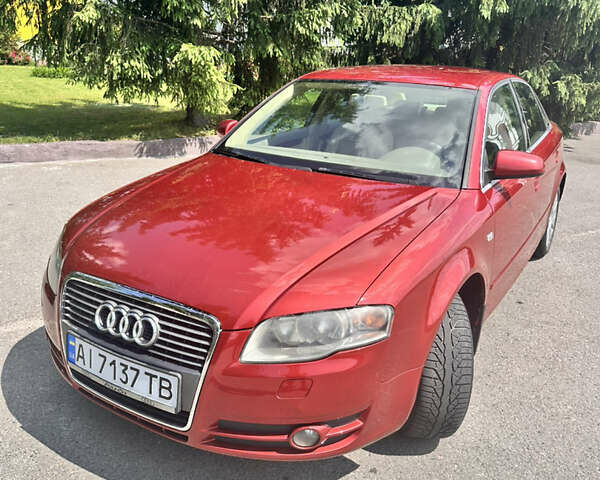 Красный Ауди А4, объемом двигателя 2 л и пробегом 381 тыс. км за 6250 $, фото 1 на Automoto.ua