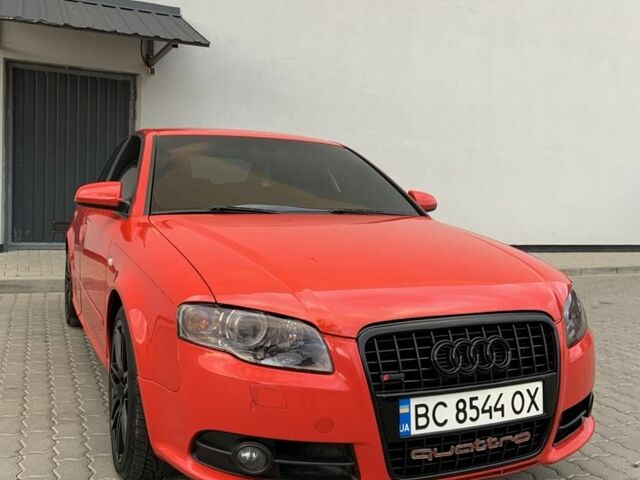 Ауді А4 2007 у Бориславе на Automoto.ua Червоний Ауді А4, об'ємом двигуна 2 л та пробігом 280 тис. км за 7399 $, фото 1 на Automoto.ua