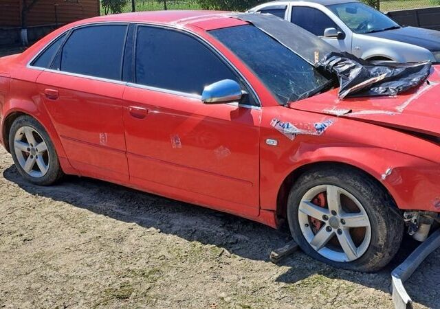 Червоний Ауді А4, об'ємом двигуна 3 л та пробігом 200 тис. км за 1576 $, фото 1 на Automoto.ua