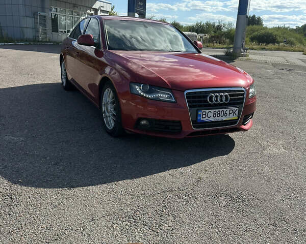 Красный Ауди А4, объемом двигателя 1.8 л и пробегом 207 тыс. км за 7600 $, фото 1 на Automoto.ua