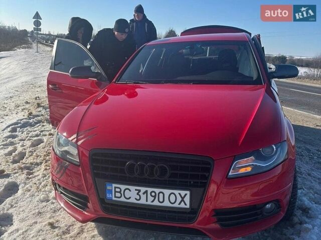 Красный Ауди А4, объемом двигателя 1.8 л и пробегом 152 тыс. км за 4000 $, фото 1 на Automoto.ua