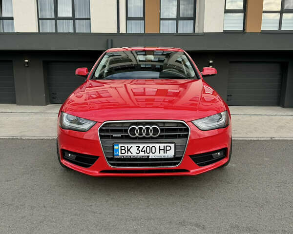 Красный Ауди А4, объемом двигателя 1.98 л и пробегом 184 тыс. км за 13300 $, фото 1 на Automoto.ua