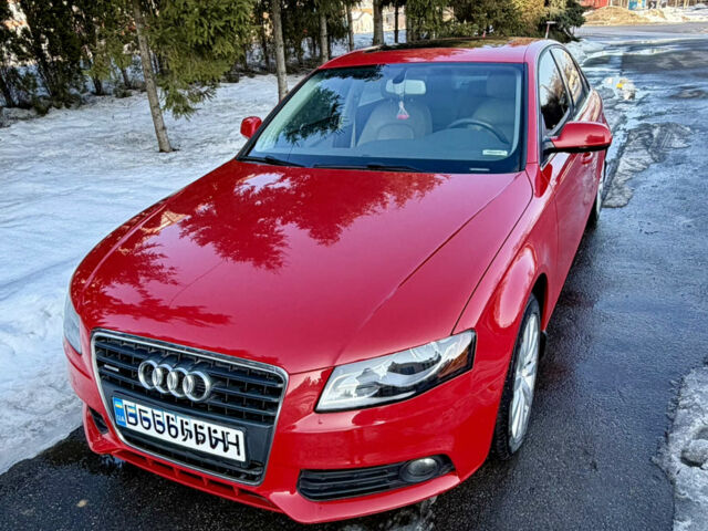 Красный Ауди А4, объемом двигателя 1.98 л и пробегом 179 тыс. км за 9400 $, фото 1 на Automoto.ua