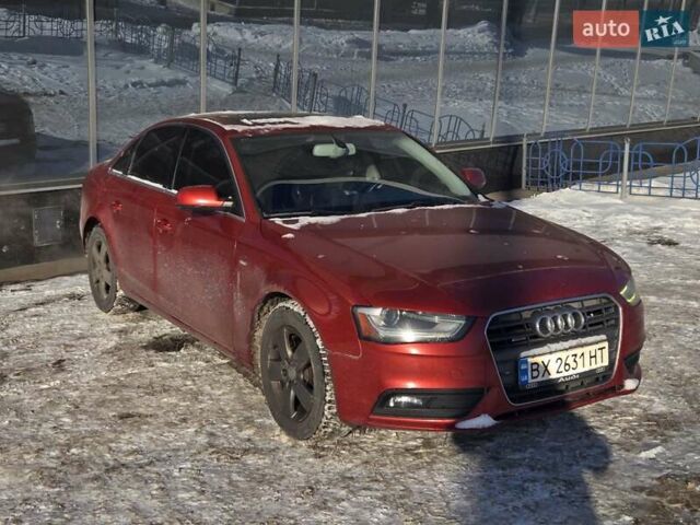 Красный Ауди А4, объемом двигателя 2 л и пробегом 252 тыс. км за 11900 $, фото 1 на Automoto.ua