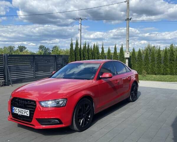 Красный Ауди А4, объемом двигателя 1.98 л и пробегом 199 тыс. км за 11600 $, фото 1 на Automoto.ua