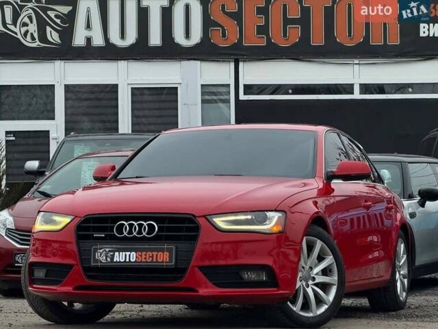 Красный Ауди А4, объемом двигателя 1.98 л и пробегом 178 тыс. км за 12300 $, фото 1 на Automoto.ua