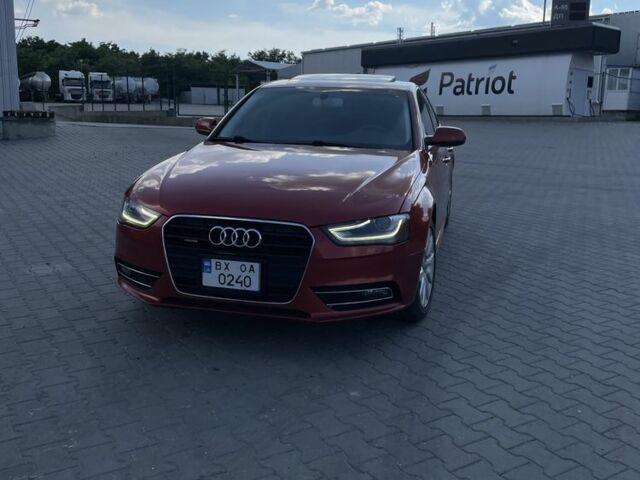 Червоний Ауді А4, об'ємом двигуна 2 л та пробігом 120 тис. км за 14000 $, фото 1 на Automoto.ua