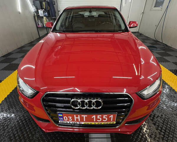 Червоний Ауді А4, об'ємом двигуна 2 л та пробігом 197 тис. км за 13300 $, фото 1 на Automoto.ua