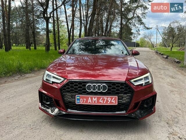 Красный Ауди А4, объемом двигателя 2.01 л и пробегом 129 тыс. км за 17500 $, фото 1 на Automoto.ua
