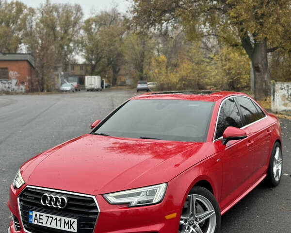 Красный Ауди А4, объемом двигателя 1.98 л и пробегом 136 тыс. км за 18300 $, фото 1 на Automoto.ua