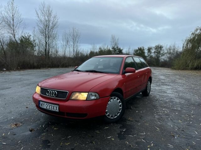 Красный Ауди А4, объемом двигателя 1.9 л и пробегом 380 тыс. км за 1750 $, фото 1 на Automoto.ua