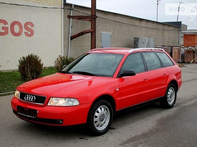 Красный Ауди А4, объемом двигателя 1.9 л и пробегом 350 тыс. км за 3900 $, фото 1 на Automoto.ua