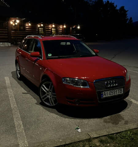 Ауди А4 2005 в Броварах на Automoto.ua Красный Ауди А4, объемом двигателя 1.8 л и пробегом 249 тыс. км за 6500 $, фото 1 на Automoto.ua