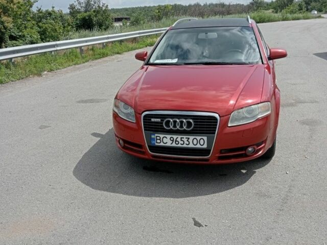 Красный Ауди А4, объемом двигателя 2 л и пробегом 418 тыс. км за 6000 $, фото 1 на Automoto.ua