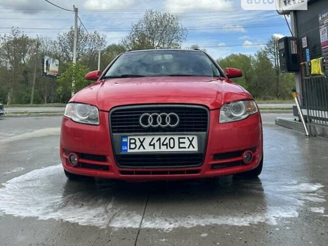 Червоний Ауді А4, об'ємом двигуна 2 л та пробігом 325 тис. км за 5400 $, фото 1 на Automoto.ua