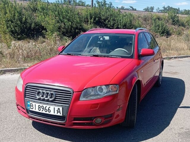 Красный Ауди А4, объемом двигателя 2 л и пробегом 398 тыс. км за 6300 $, фото 1 на Automoto.ua