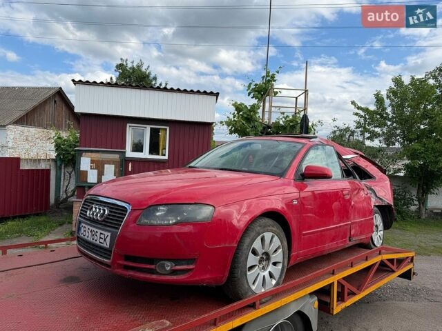 Красный Ауди А4, объемом двигателя 2.5 л и пробегом 265 тыс. км за 2250 $, фото 1 на Automoto.ua