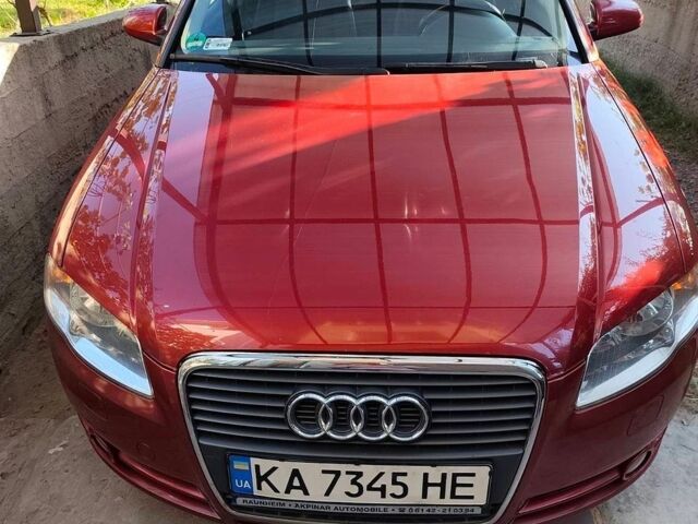 Красный Ауди А4, объемом двигателя 1.97 л и пробегом 300 тыс. км за 6700 $, фото 1 на Automoto.ua