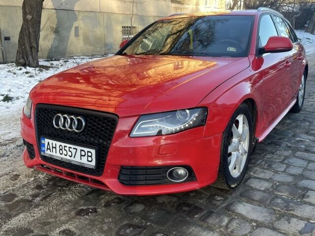 Червоний Ауді А4, об'ємом двигуна 2 л та пробігом 318 тис. км за 8599 $, фото 1 на Automoto.ua