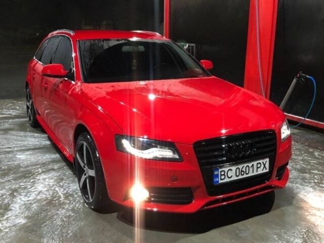 Красный Ауди А4, объемом двигателя 2 л и пробегом 245 тыс. км за 8400 $, фото 1 на Automoto.ua
