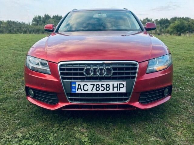Красный Ауди А4, объемом двигателя 2 л и пробегом 350 тыс. км за 8600 $, фото 1 на Automoto.ua