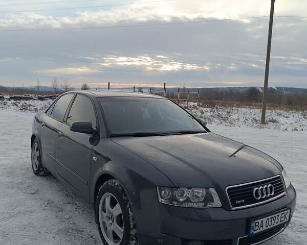 Сірий Ауді А4, об'ємом двигуна 1.8 л та пробігом 205 тис. км за 5000 $, фото 1 на Automoto.ua