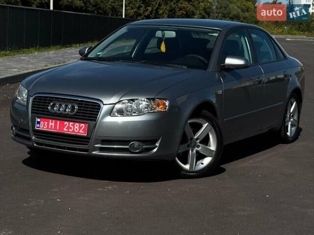 Сірий Ауді А4, об'ємом двигуна 2 л та пробігом 169 тис. км за 7500 $, фото 1 на Automoto.ua