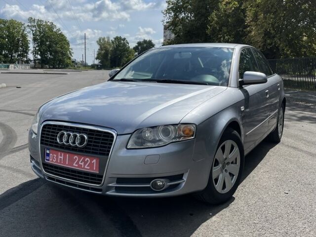 Серый Ауди А4, объемом двигателя 2 л и пробегом 217 тыс. км за 6700 $, фото 1 на Automoto.ua