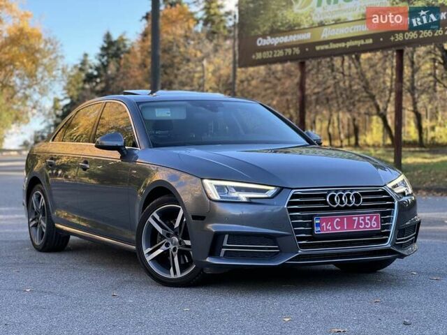 Ауди А4 2018 в Трускавце на Automoto.ua Серый Ауди А4, объемом двигателя 2 л и пробегом 100 тыс. км за 16300 $, фото 1 на Automoto.ua