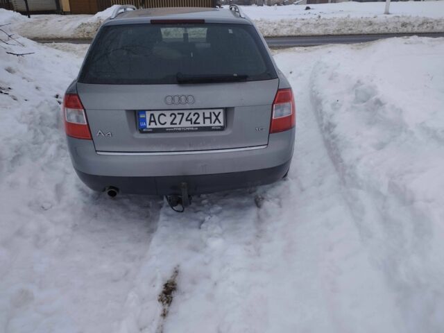Сірий Ауді А4, об'ємом двигуна 1.6 л та пробігом 220 тис. км за 5500 $, фото 1 на Automoto.ua