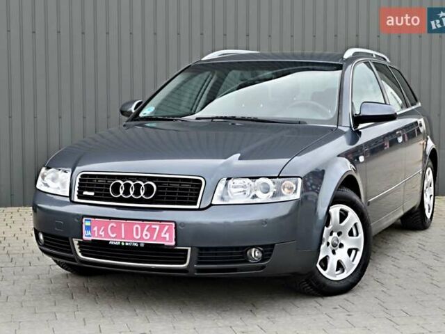 Серый Ауди А4, объемом двигателя 2 л и пробегом 190 тыс. км за 5250 $, фото 1 на Automoto.ua