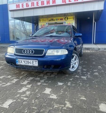 Синій Ауді А4, об'ємом двигуна 1.9 л та пробігом 366 тис. км за 4200 $, фото 1 на Automoto.ua
